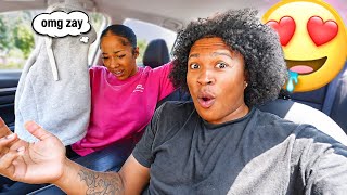 PICKING HER UP WITH NO PANTS ON PRANK😍...