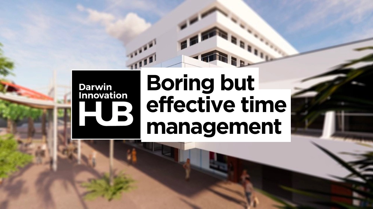 Boring, but effective time management techniques