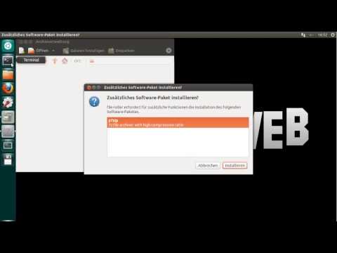 Video: Wie öffne ich eine Zip-Datei unter Ubuntu?