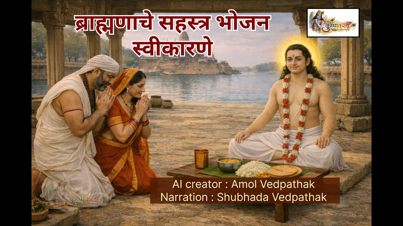 कडेकूचकीं आसन | ब्राह्मणाचे सहस्त्र भोजन स्वीकारणे |