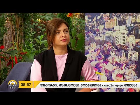 ექსპორტის გზამკვლევი პლატფორმა crop2shop.ge შეიქმნა
