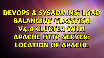 Load balancing glassfish v4.0 CLUSTER with apache HTTP server: Location of apache
