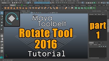 The Maya Toolbelt - Rotate Tool 2016 - Part 1