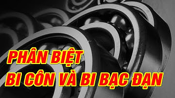 Phân biệt bi côn và bi bạc đạn xe đạp bằng mắt thường