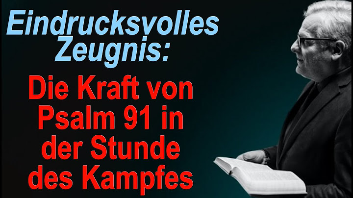 Eindrucksvolles Zeugnis: Die Kraft des Psalms 91 in der Stunde des Kampfes