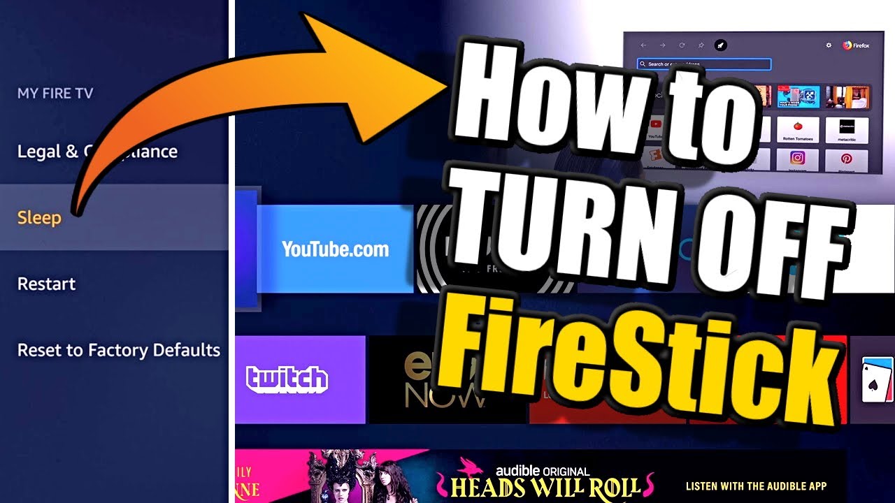 fire tv disable sleep