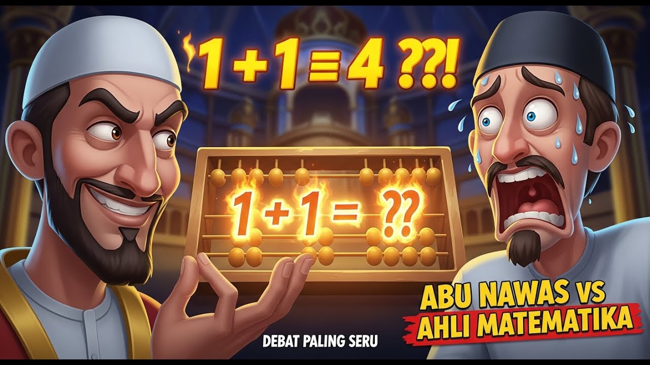 DEBAT SERU‼️ Abu Nawas vs Ahli Matematika | 1 + 1 = 4 ??
