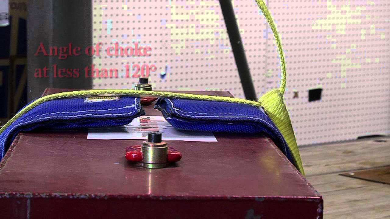 Crosby Rigging Tips The Choker Hitch  Slings Universal YouTube