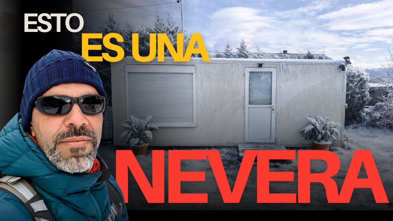 He convertido este camión vivienda en una nevera de 12 m²