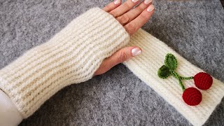 Çok Sevilen Yarım Eldiveni Bu Kez Sadece Trabzanla Örüyoruz