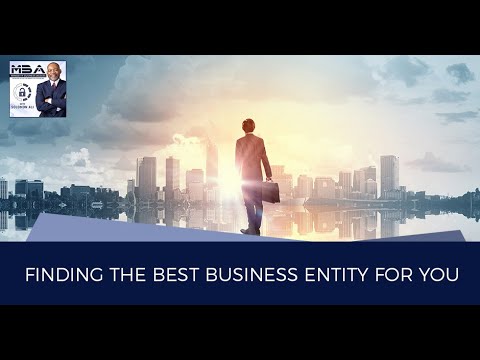 Finding The Best Business Entity For You