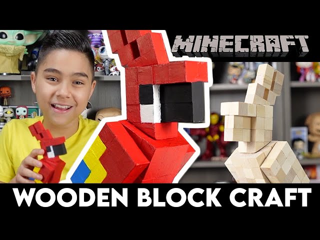 Wooden Blocks Craft Cube, Diy Wooden Block Crafts