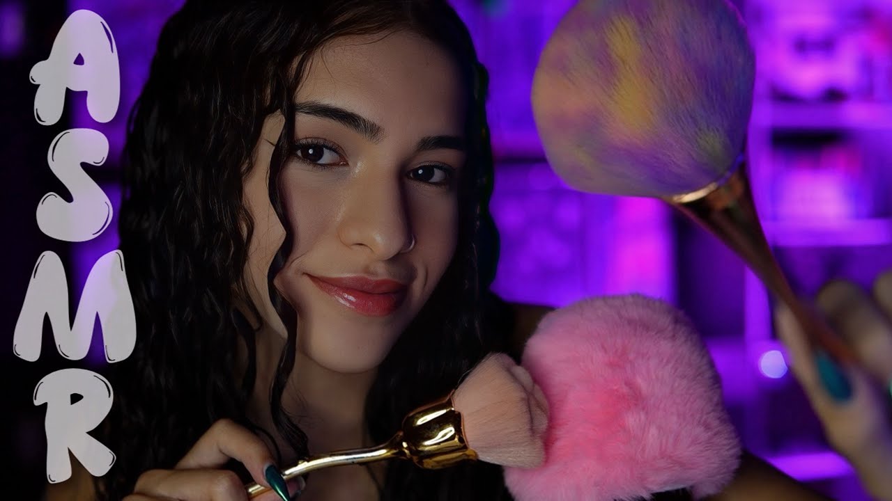 ASMR INAUDÍVEL, PINCEL NA TELA, SONS DE BOCA E CAFUNÉ ☁️💤 PARA DORMIR IMEDIATAMENTE