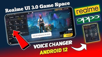 How To Install Game Space Android 12 | Realme Game Space Voice Changer | Game space