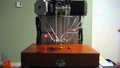 delta robot vacuum test