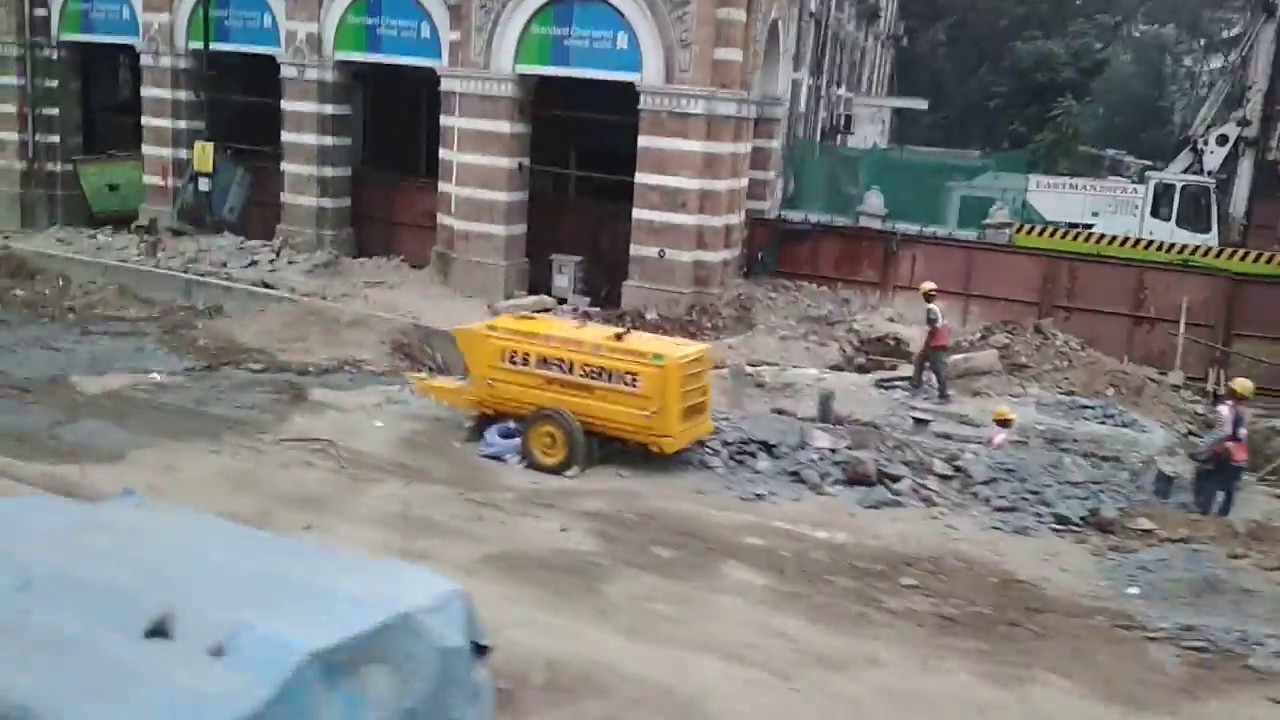 Mumbai Metro Line3 underground station construction