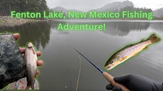 Fenton Lake, New Mexico Fishing Adventure! 🤩🎣 #fishing #rainbowtrout #flyfishing #browntroutfishing