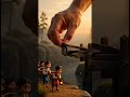 Magical giant Hand helping people helping #aiart #tinyworld #cinematic