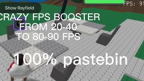CRAZY FPS BOOSTER SCRIPT