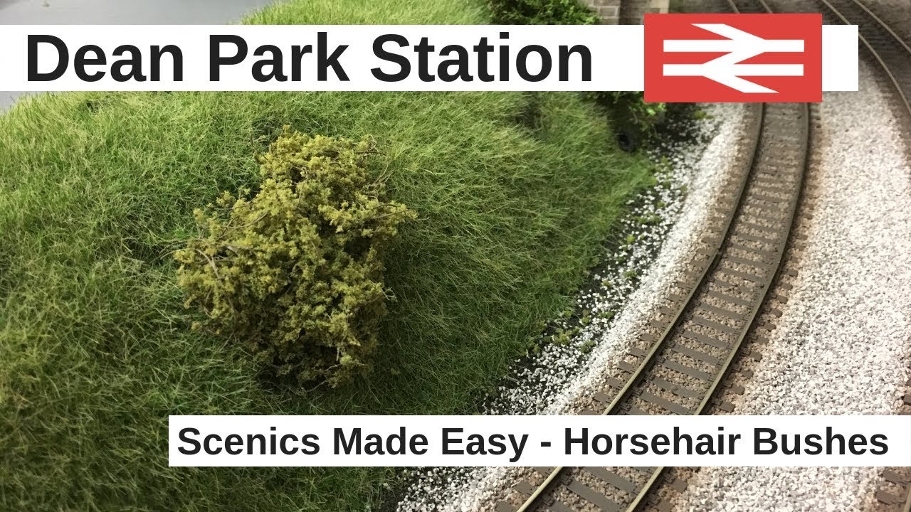 Dean Park Station 184 - Scenics Made Easy - Horsehair bushes
