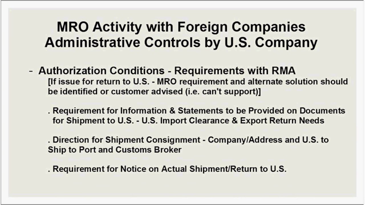 6. Creating an Effective Export Management Compliance Program - YouTube