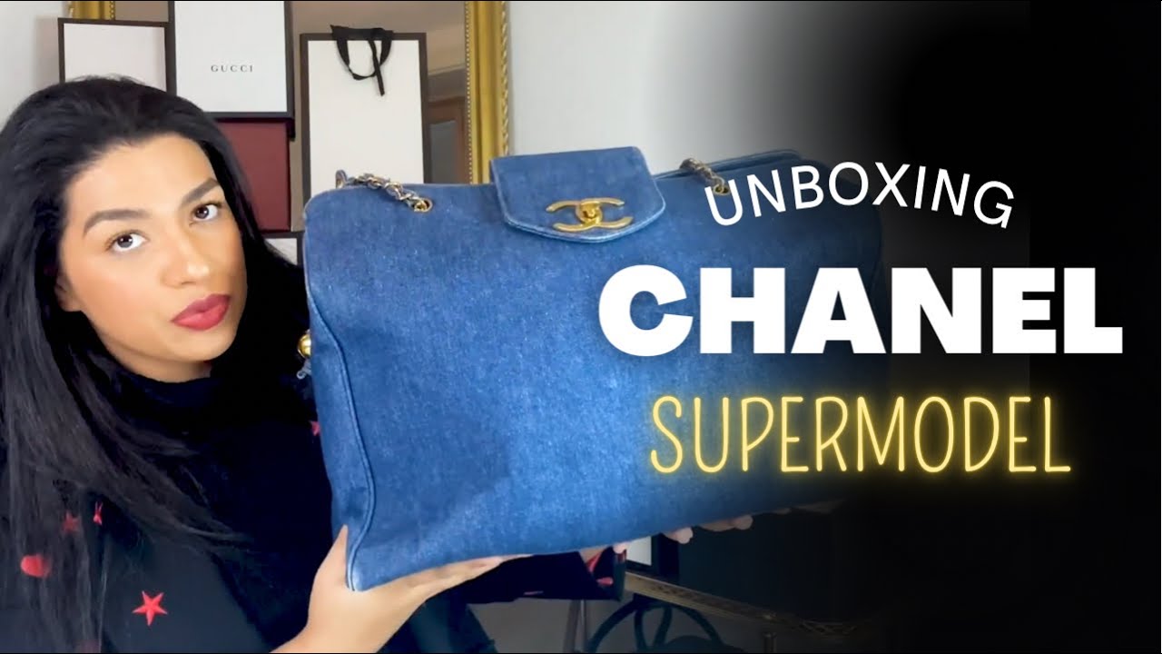 VINTAGE CHANEL SUPERMODEL BAG l THE DENIM CHANEL UNICORN BAG 🦄 