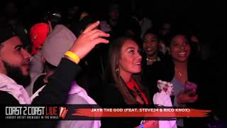 JayR The God (Feat. Steve24 & Rico Knox) (@jayrthegodtv) Performs at NYC All Ages 12/15/17
