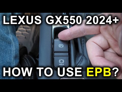 Lexus GX550 (2024-2025): всё об электрическом стояночном тормозе! Как включить и выключить? Два р...