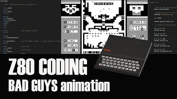 Z80 Coding - Animating the bad guys and debugging tips