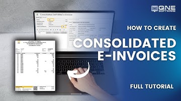 How to Create Consolidated e-Invoices