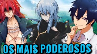 Top 25 Personagens Mais Fortes do Anime Tensei Shitara Datta Slime