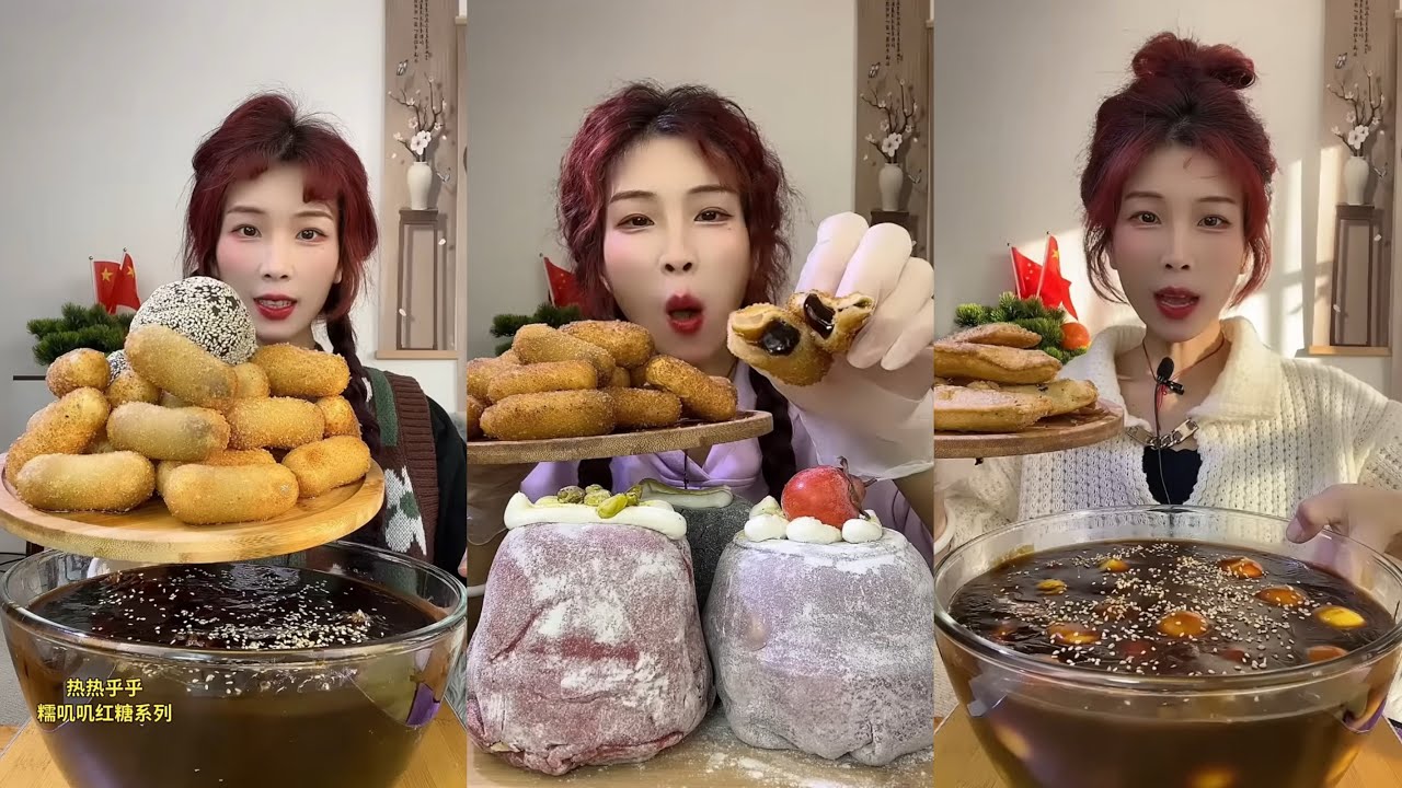 【ASMR】【MUKBANG】CREAM CHOCOLATE DESSERT | EATING SHOW |CHINESE MUKBANG |食べ |吃播 LOVE ASMR•JENNIE 