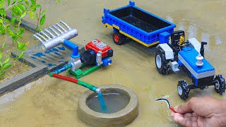 Diy Mini Water Tank Construction Electric Transformer Motor Water Pump