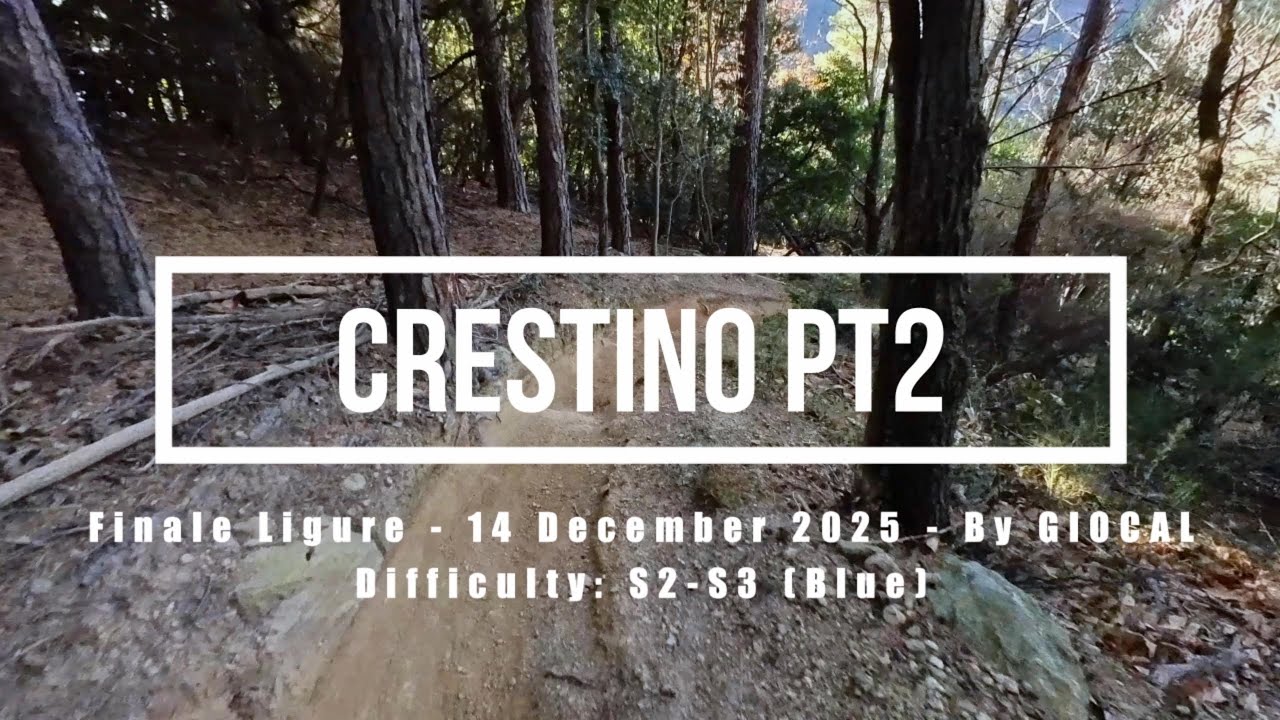 Finale Ligure eMTBing - Trail Crestino Pt2 (Winter 2025)