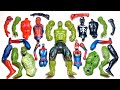 AVENGERS TOYS MARVEL'S, SPIDERMAN VS HULK VS VENOM VS LIZARD VS CAPTAIN MARVEL