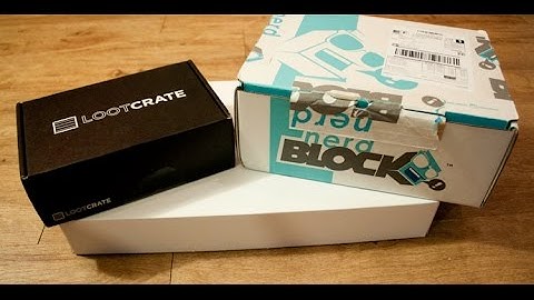 March 2015 Loot Crate + Nerd Block Unboxing