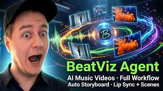 BeatViz Agent – Full AI Music Video Workflow (From Song to Video)