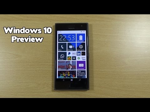 Windows 10 Preview  Nokia Lumia 735 - Review