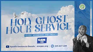 MSRPM FRIDAY FASTING AND PRAYING, HOLY GHOST HOUR SESSION, 6 AM CET 29.04.2022