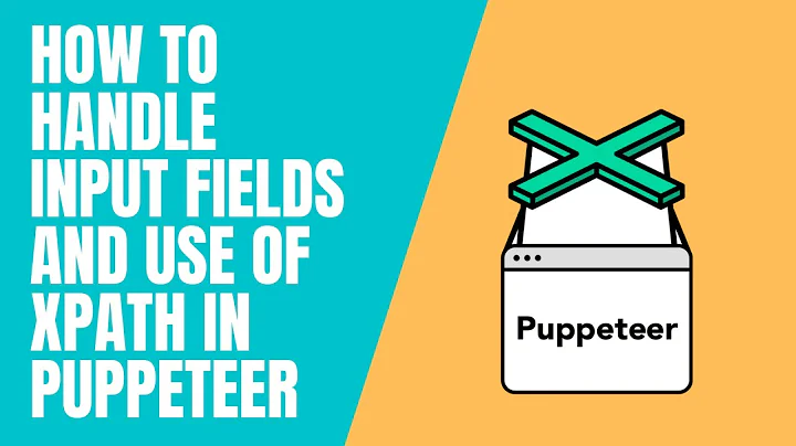 How to handle input fields in puppeteer | Working with input | Working with XPath in puppeteer