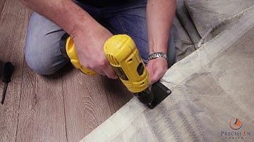 Removing Batten Hardware for a Catamaran