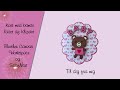 Bamse designet fra clipart samt kort Canvas Workspace og ScanNcut tutorial på dansk