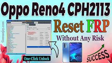 Oppo Reno4 (CPH2113) Reset FRP UNLOCK android 12 One-CLICK BY DFT Pro #Gsmsanjoy