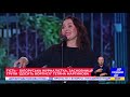 Білоруська журналістка Тетяна Мартинова, гостя ток-шоу "Прямий ефір"