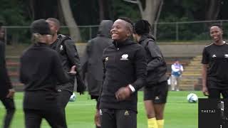 Banyana Banyana train ahead of their Round of 16 clash with Netherlands in Sydney