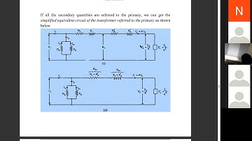 Approximate Equivalent Circuit of Transformer & Voltage Regulation