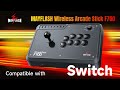 Mayflash wireless arcade stick f700 for switch