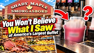 I Can't Believe What I Saw at America's Largest Buffet!! 😳 | Shady Maple Smorgasbord and Market Vlog