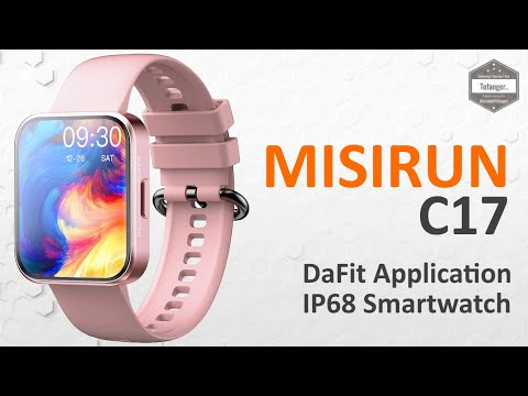 MISIRUN C17 Smartwatch - Smartwatch IP68 - 20 sports mode - DaFit App - Unboxing