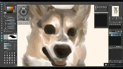 Speedpaint: Tifa Corgi: 006 [Open Canvas]